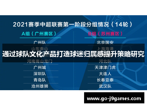 通过球队文化产品打造球迷归属感提升策略研究